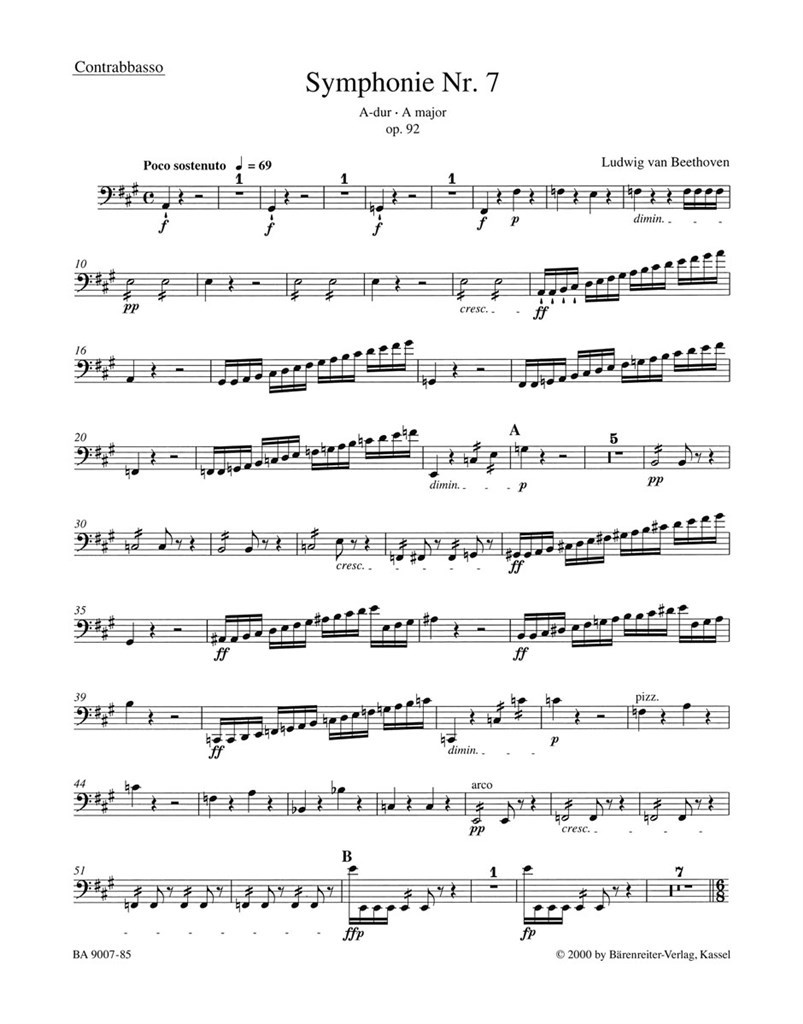 Symphony in A major No. 7